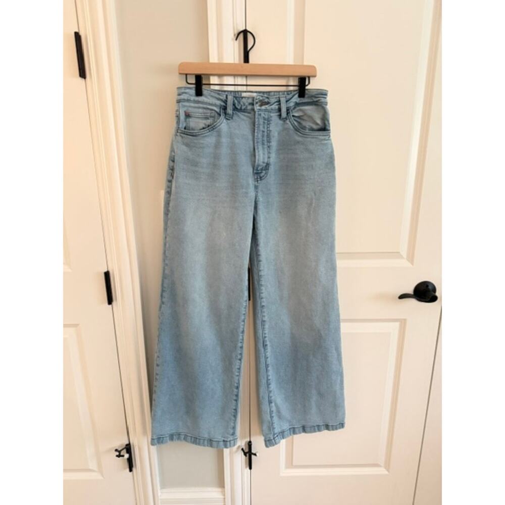 Hudson Jolene Whip Smart High Rise Wide Leg Jeans Size 28 - Picture 2 of 8